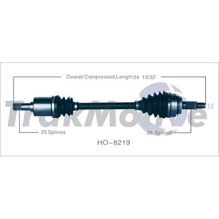 Surtrack Axle Cv Axle Shaft, Ho-8219 HO-8219